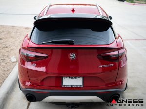 Alfa Romeo Stelvio Roof Spoiler - Carbon Fiber - Estremo Design Alfa Romeo Stelvio Roof Spoiler - Carbon Fiber - Estremo Design